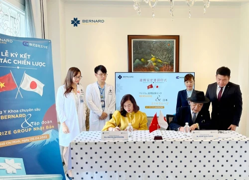 Hệ thống Y khoa Chuyên sâu Quốc tế Bernard và Tập đoàn Erize Nhật Bản tái ký kết hợp tác