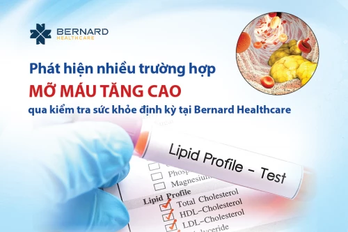 Phát hiện nhiều trường hợp mỡ máu tăng cao qua kiểm tra sức khỏe định kỳ tại Bernard Healthcare