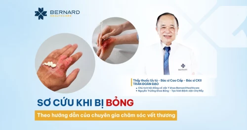 Sơ cứu khi bị bỏng theo hướng dẫn của chuyên gia chăm sóc vết thương