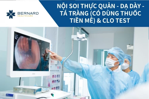 Nội soi Thực quản, Dạ dày, Tá tràng (tiền mê)