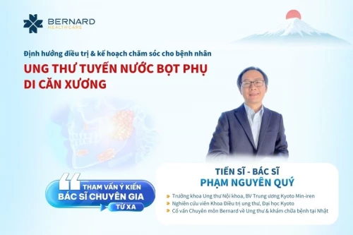 Tham vấn ý kiến thứ hai cho bệnh nhân ung thư tuyến nước bọt phụ di căn xương: Bức tranh điều trị rõ ràng hơn từ buổi tư vấn cùng bác sĩ chuyên gia
