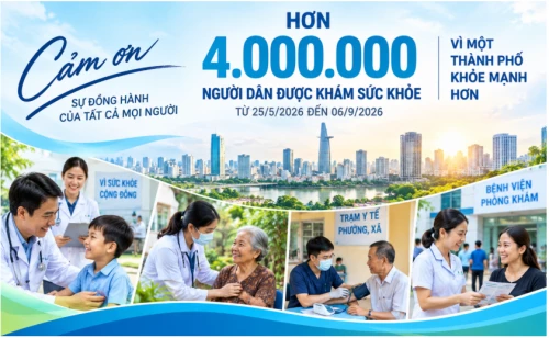 TP.Hồ Chí Minh: Đã có hơn 4 triệu người dân khám sức khỏe, lập hồ sơ sức khoẻ điện tử