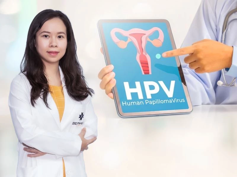 Theo Thạc Sĩ - Bác Sĩ Trần Phương Nga - Trưởng khoa Phụ khoa Bernard Healthcare nhiễm HPV là nguyên nhân phổ biến gây ra ung thư cổ tử cung