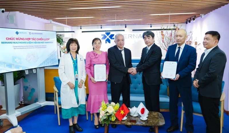 Tháng 1/2024, Bernard Healthcare và Bệnh viện Đại học Yamanashi đã chính thức công bố hợp tác chiến lược, phát triển mô hình tầm soát sức khỏe Ningen Dock tại Việt Nam. 