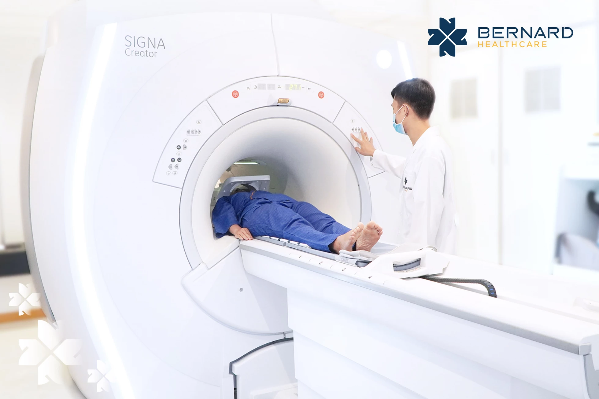 Hệ thống MRI của Bernard Healthcare còn tích hợp trí tuệ nhân tạo - GE Healthcare (Mỹ) giúp phát hiện các mầm mống ung thư